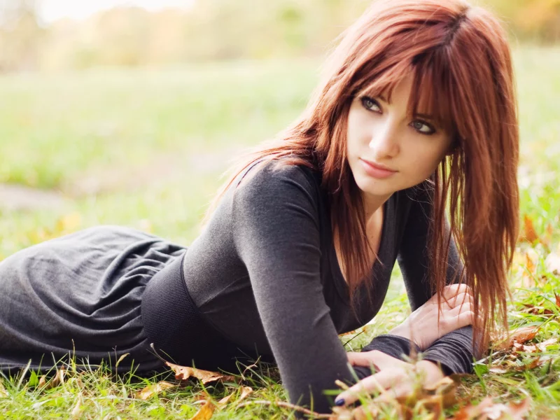 взгляд, рыжая, susan coffey, девушка, модель