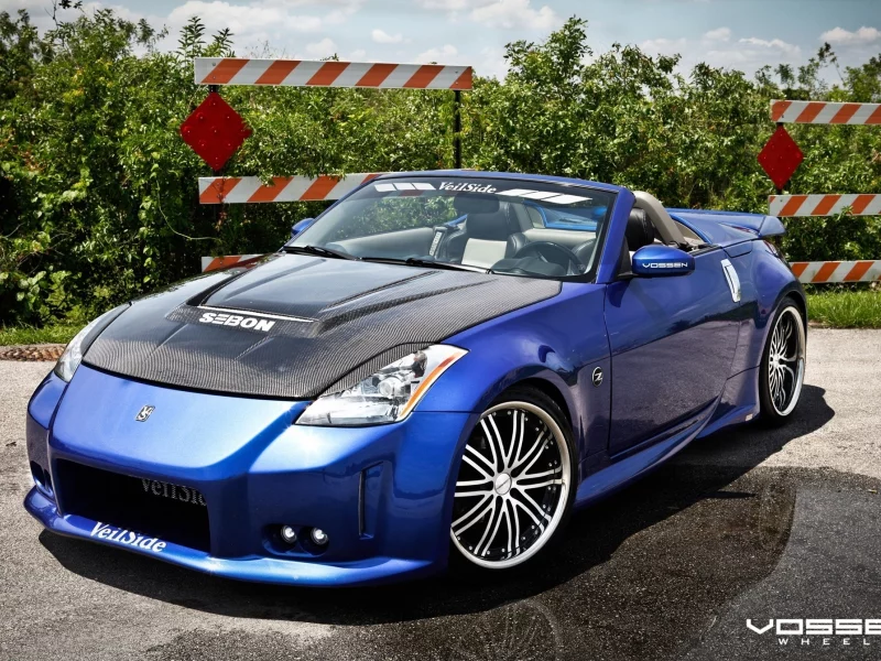 sebon, кузовное ателье, nissan, 350z, vossen wheels, тюнинг ателье, veilside