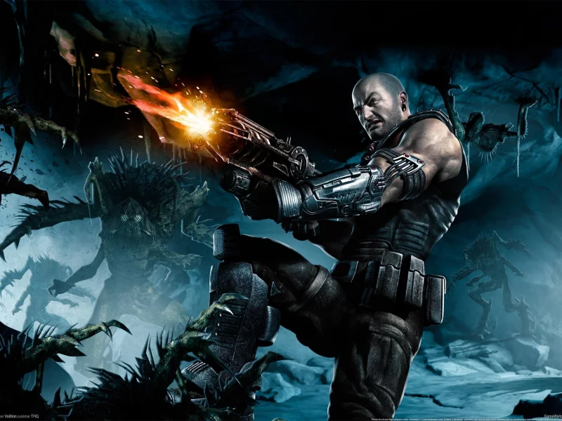 red faction, существа, вояка, armageddon, чудовища