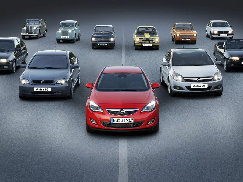 машины, фон, история, astra, kadett, модельный рад, линейка, opel