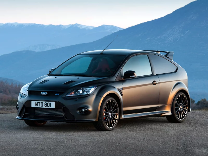focus, ford, rs500, чёрный, горы, матовый