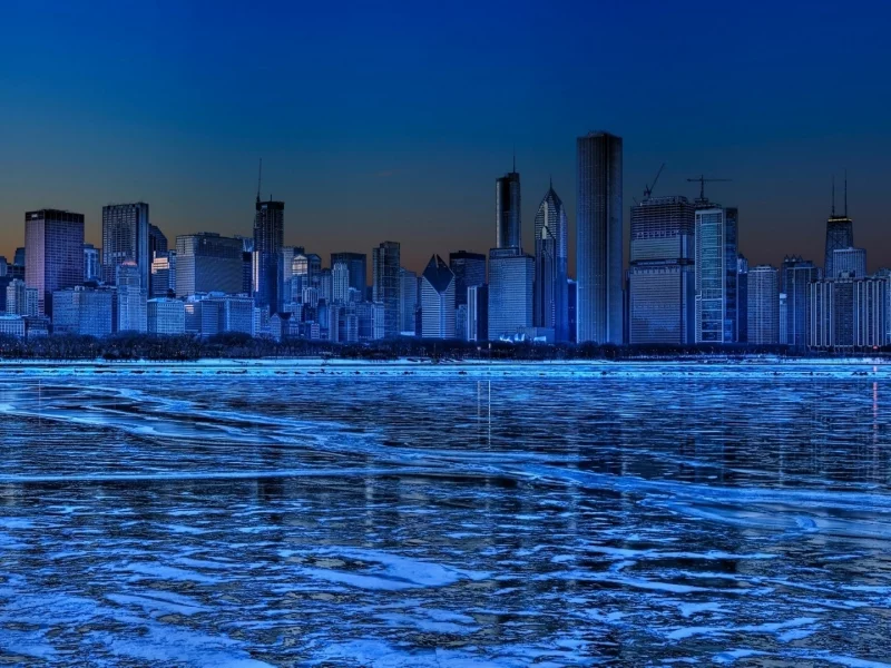 chicago, здание, город, сша, пейзаж, чикаго, природа