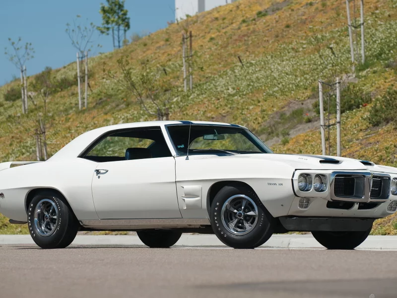 firebird, pontiac, 1969, белый, trans am, мощь