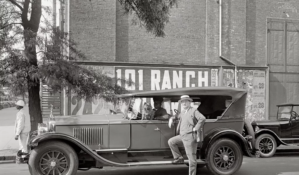 custom phaeton, cadillac, v8, чёрнобелое, 314, 1926-28, америка, ретро