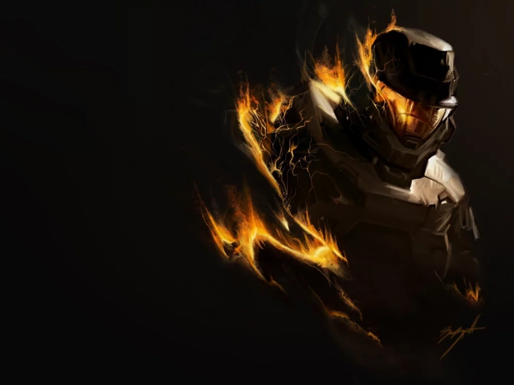 reach, тьма, halo, мастер чиф, огонь