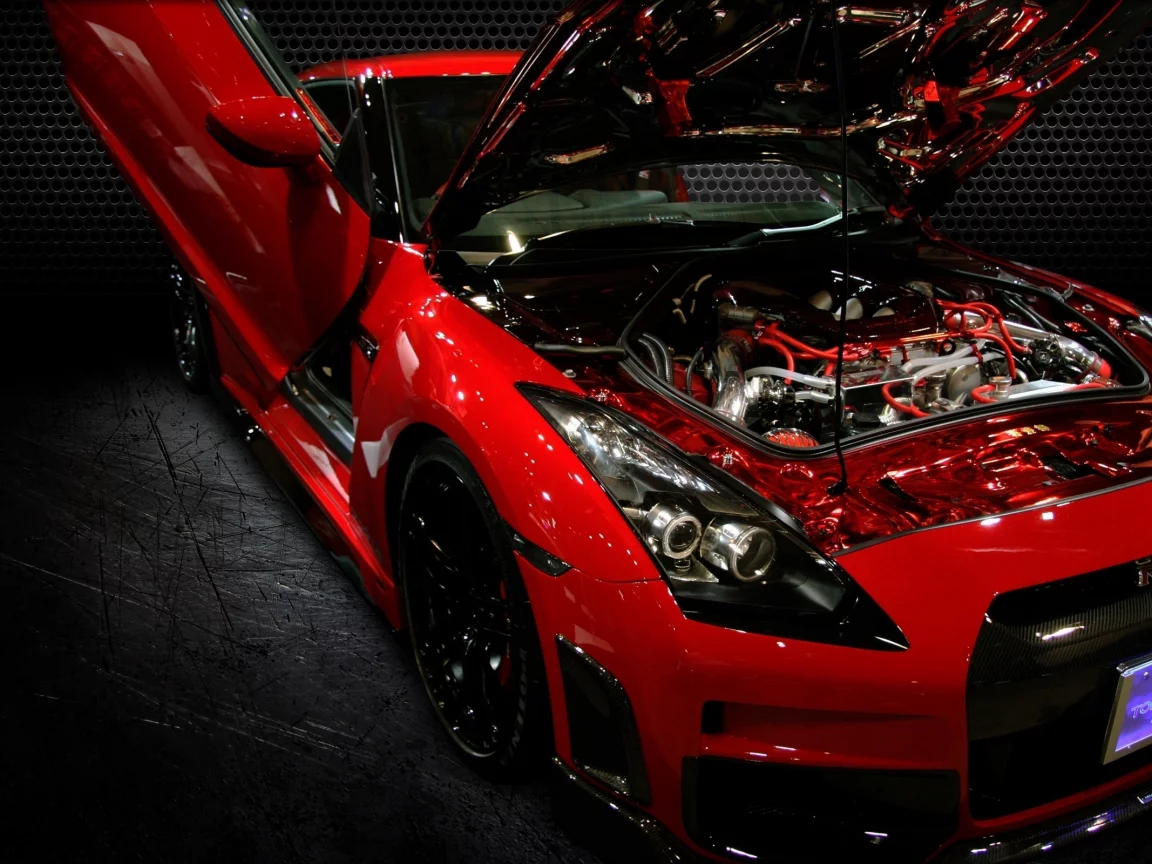 ниссан, тюнинг, spec-v, nissan gt-r, двигатель