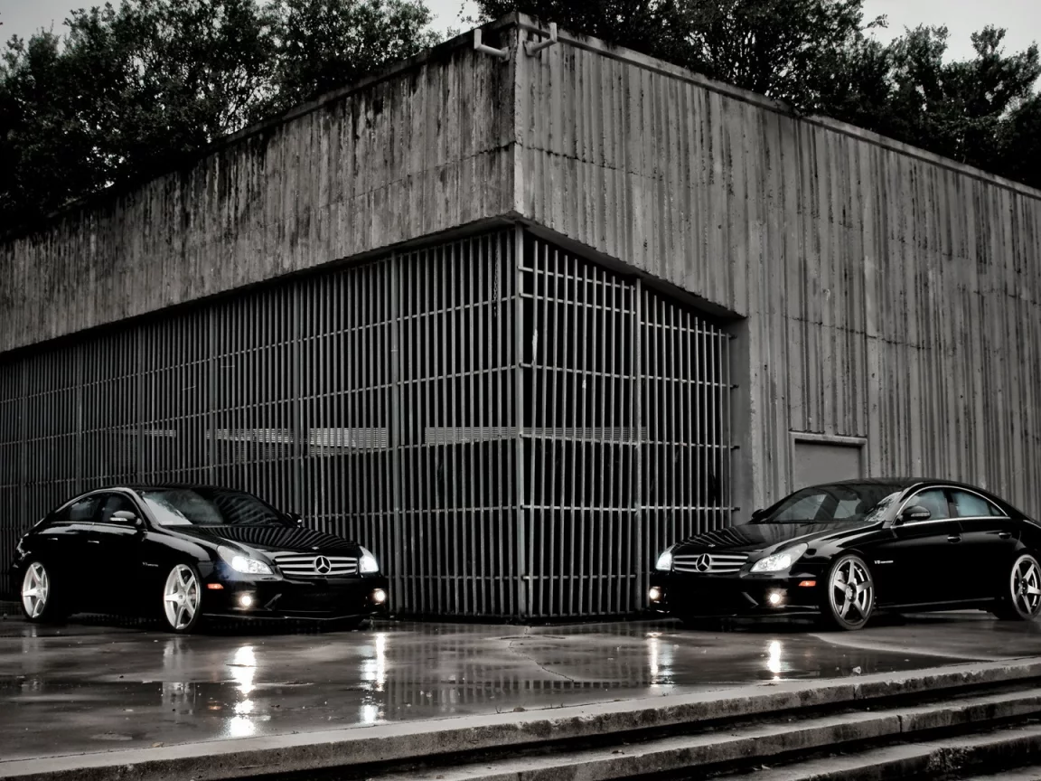 mercedes benz, два, диски, мерс, tuning, cls