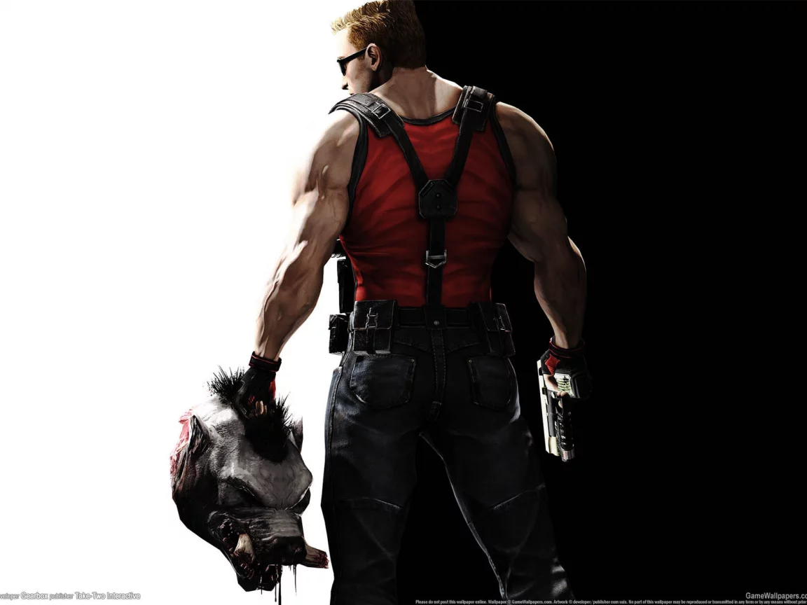 голова, duke nukem forever, дюк