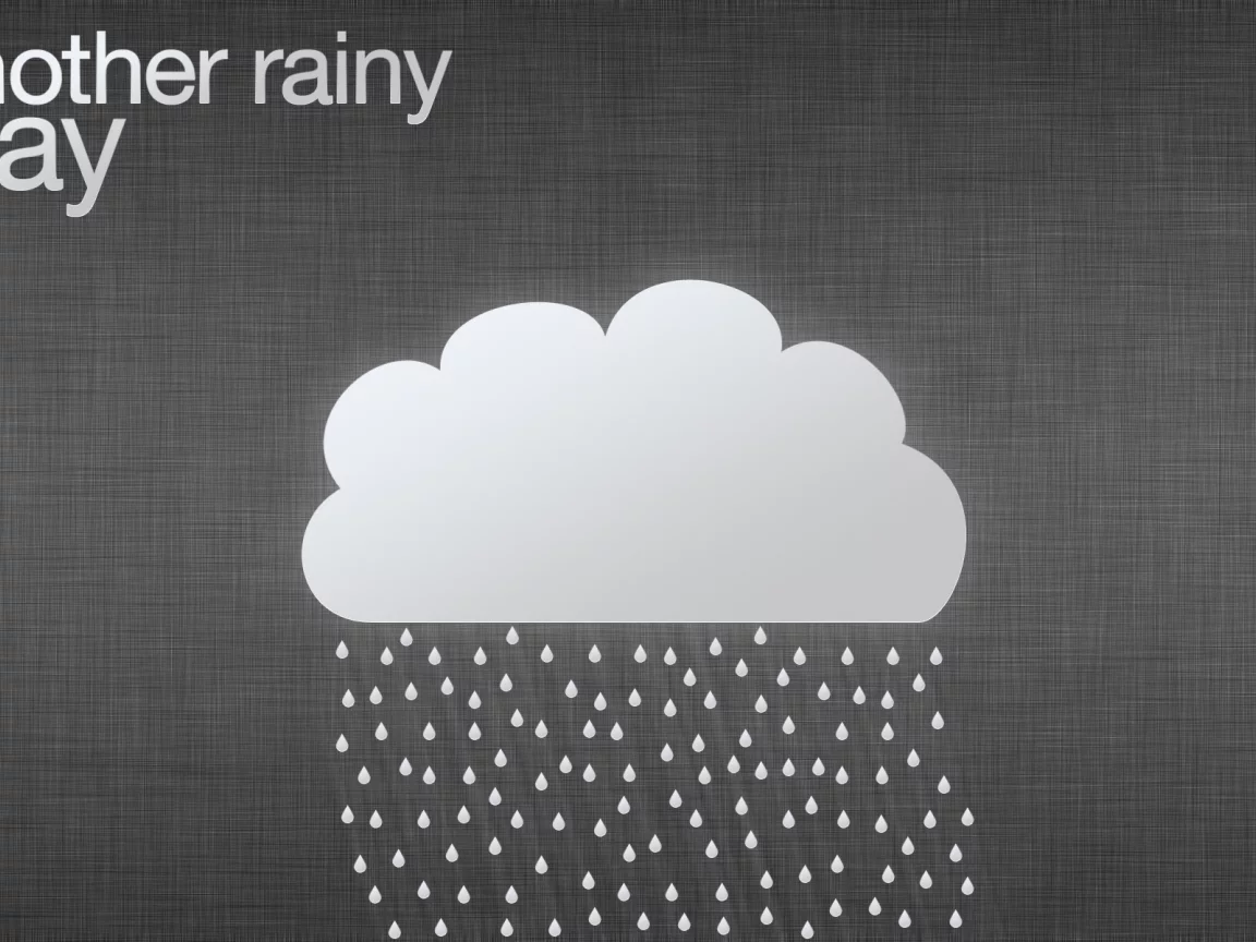 day, another, rainy