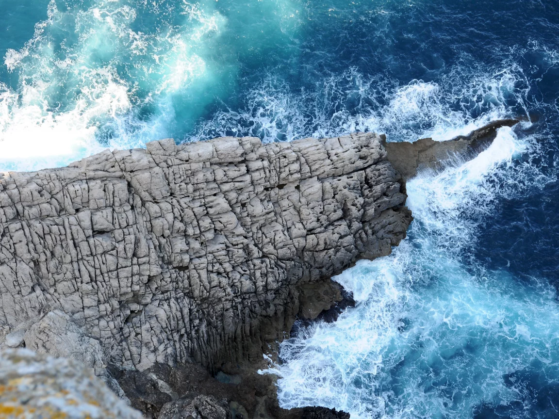 волны, средиземное море, испания, майорка, вода, природа, море, горы