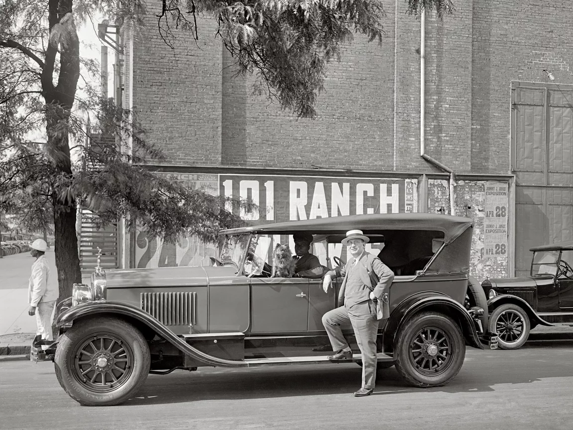 custom phaeton, cadillac, v8, чёрнобелое, 314, 1926-28, америка, ретро