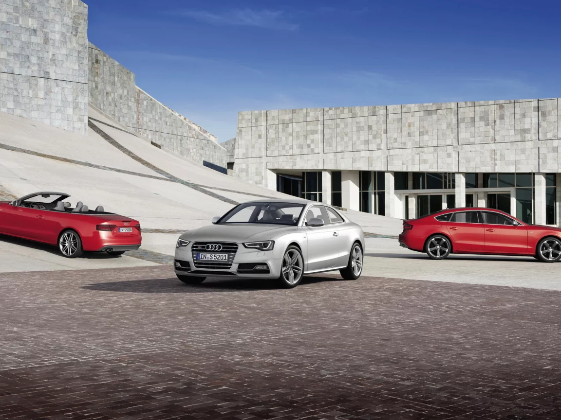 ауди, кабриолет, audi, здание, s5, купе