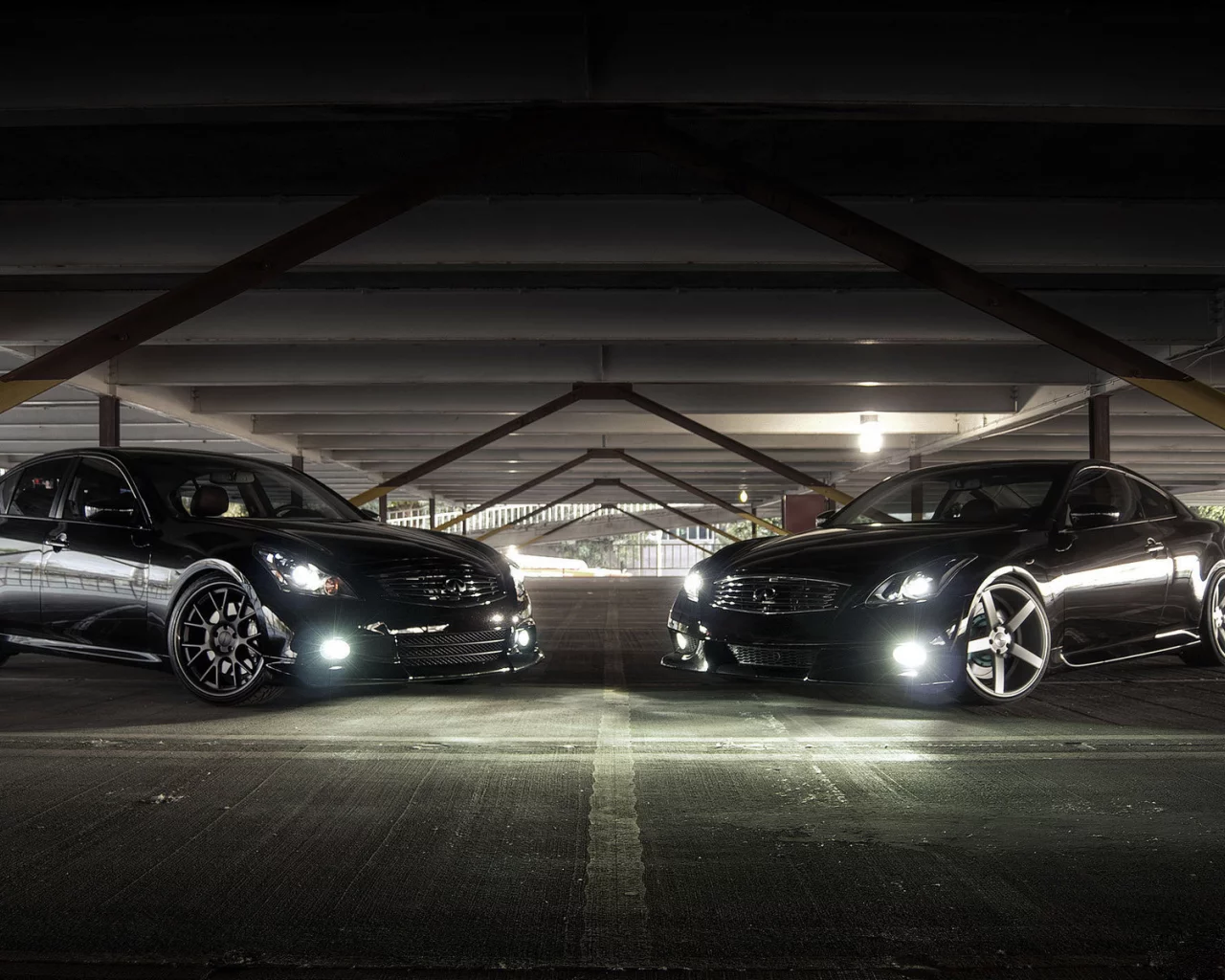 infiniti, инфинити, чёрный, гараж