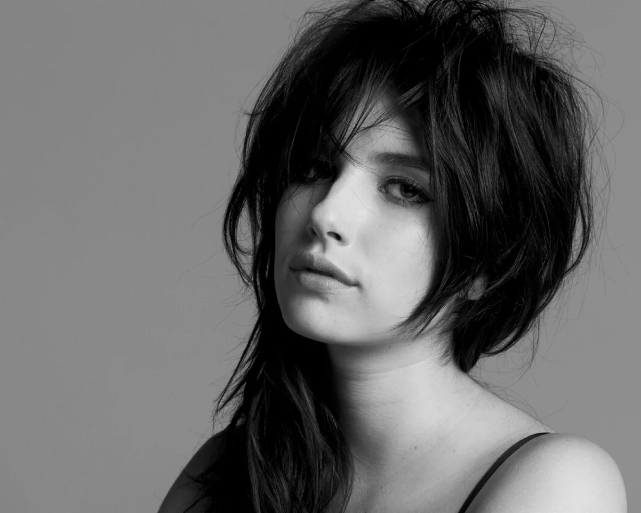 актриса, девушка, models, фото, emma roberts, чб, модель