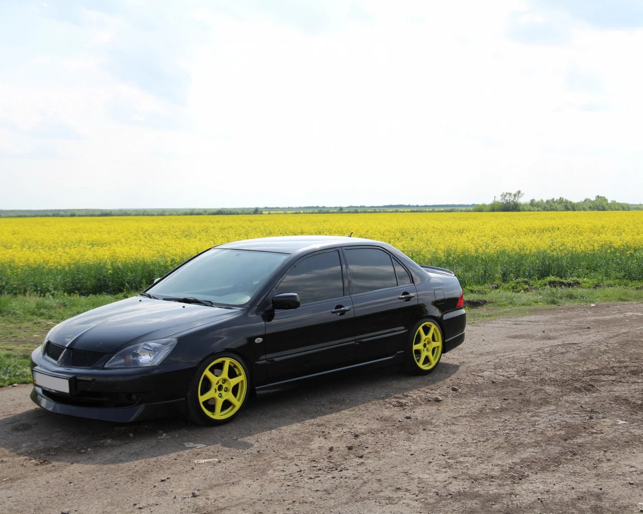 mitsubishi, lancer, dropped and clean, ix, поле