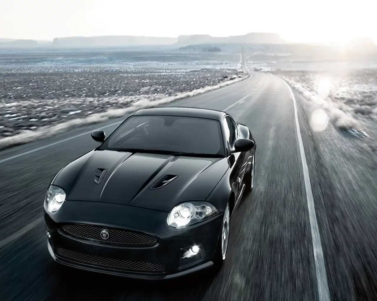 jaguar, движение, трасса, авто