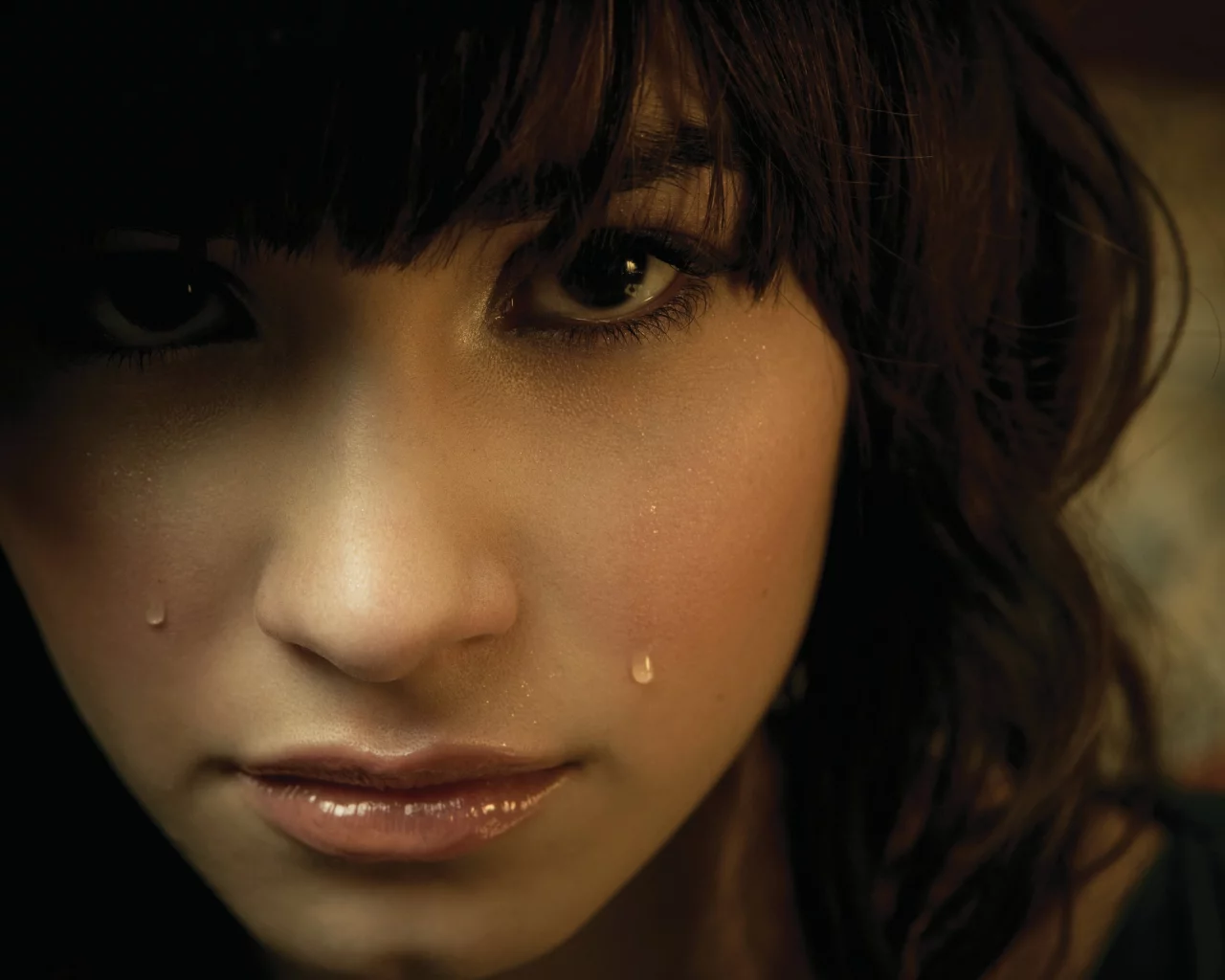 грусть, слёзы, demi lovato