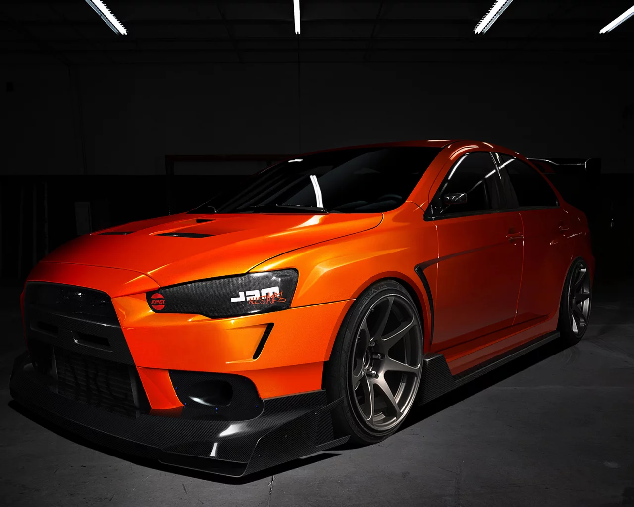 рисунок, lancerx, рендер, evo, mitsubishi