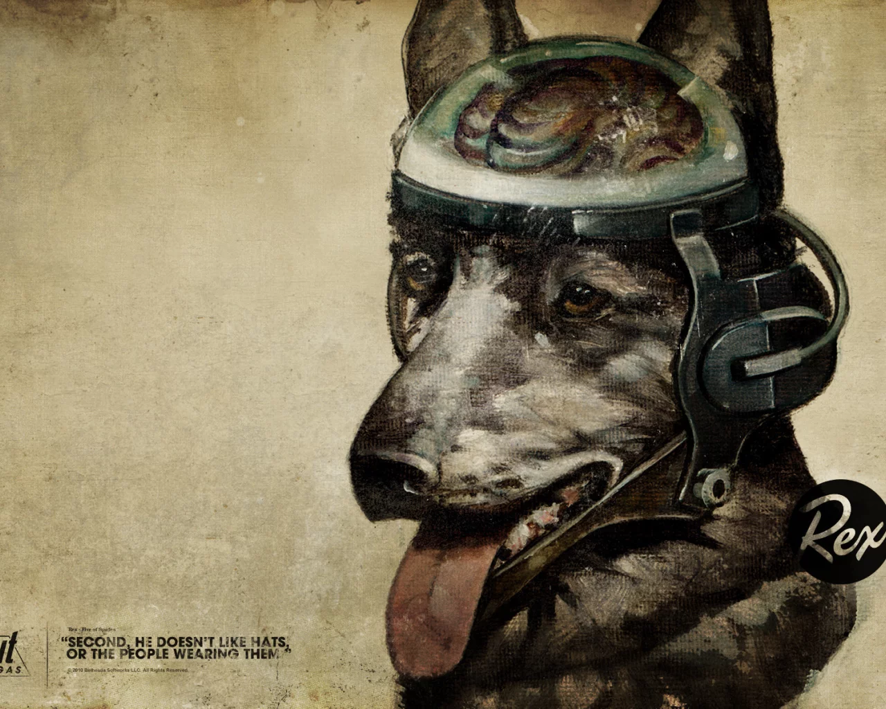 пес, мозг, fallout, rex, new vegas