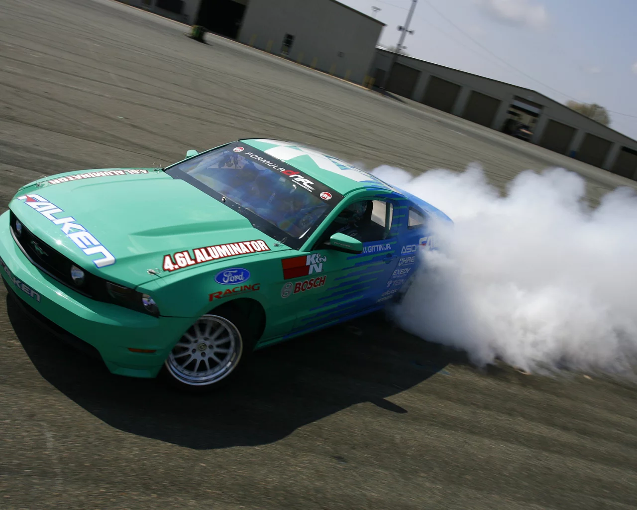 mustang, gittin, falken tire, ford, drift, formula drift