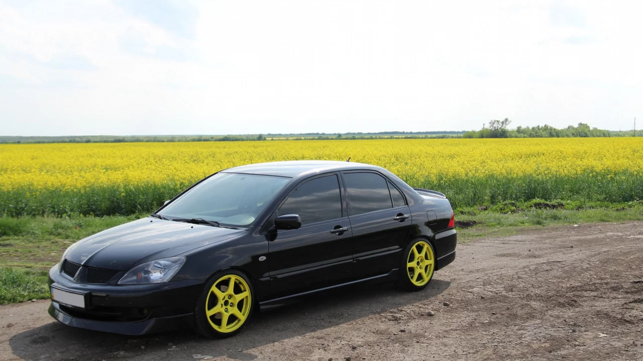 mitsubishi, lancer, dropped and clean, ix, поле