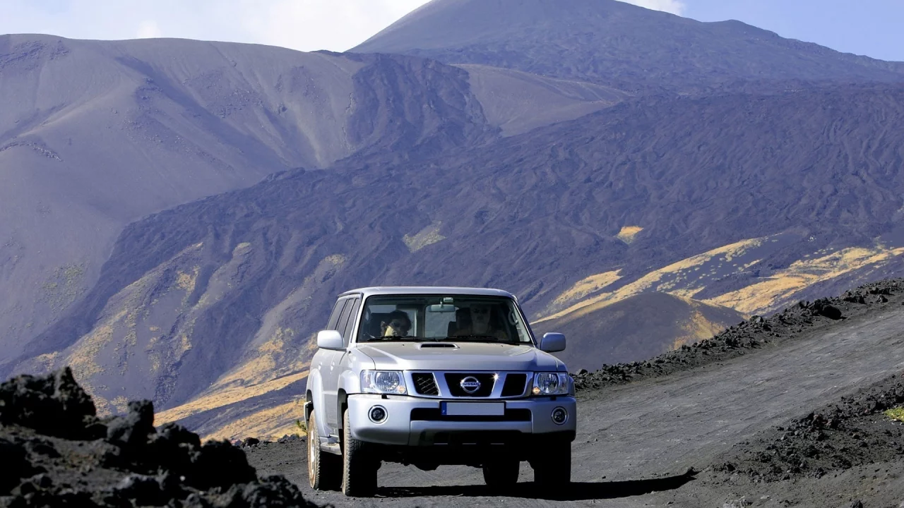 внедорожник, горы, nissan patrol