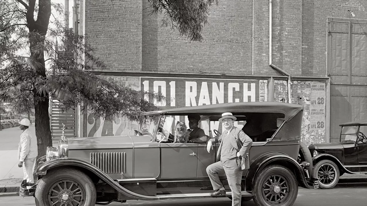 custom phaeton, cadillac, v8, чёрнобелое, 314, 1926-28, америка, ретро