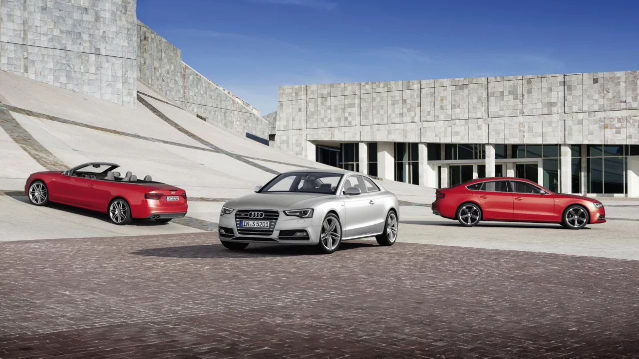 ауди, кабриолет, audi, здание, s5, купе
