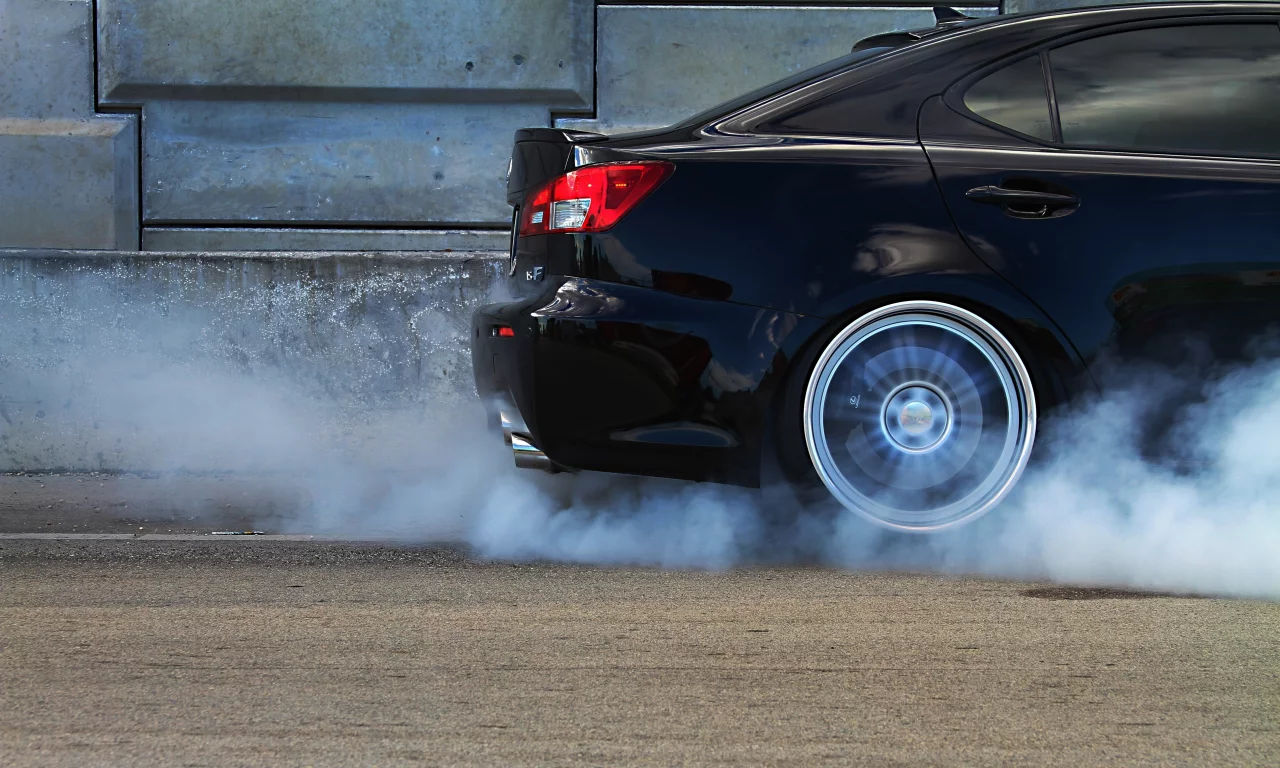 диск, дым, lexus ls-f, колесо