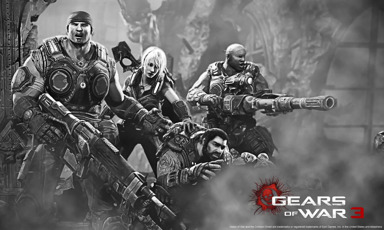 маркус феникс, gears of war 3, игры, шестерни войны