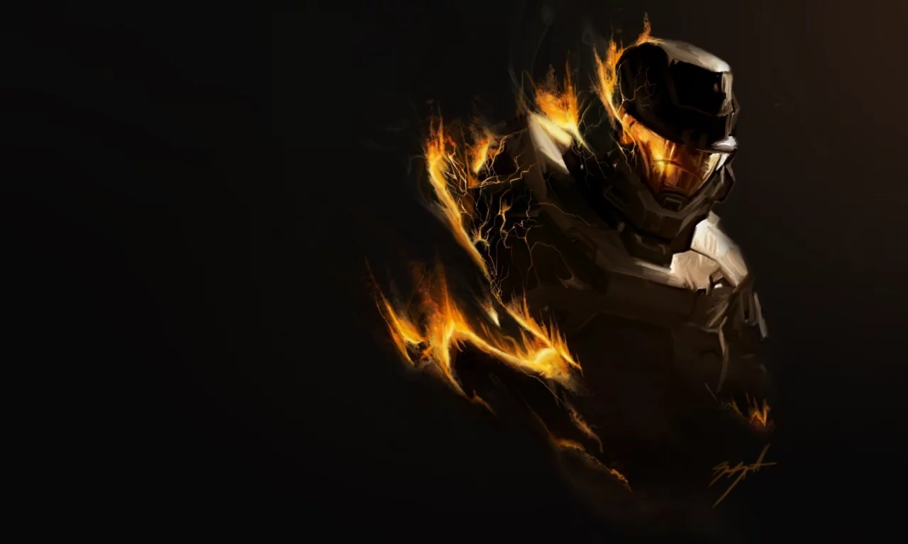 reach, тьма, halo, мастер чиф, огонь