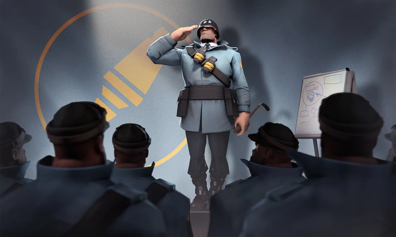убер обновление, солдат, синий, team fortress 2, tf2, ракетница, обновление, граната, тим фортресс, blu