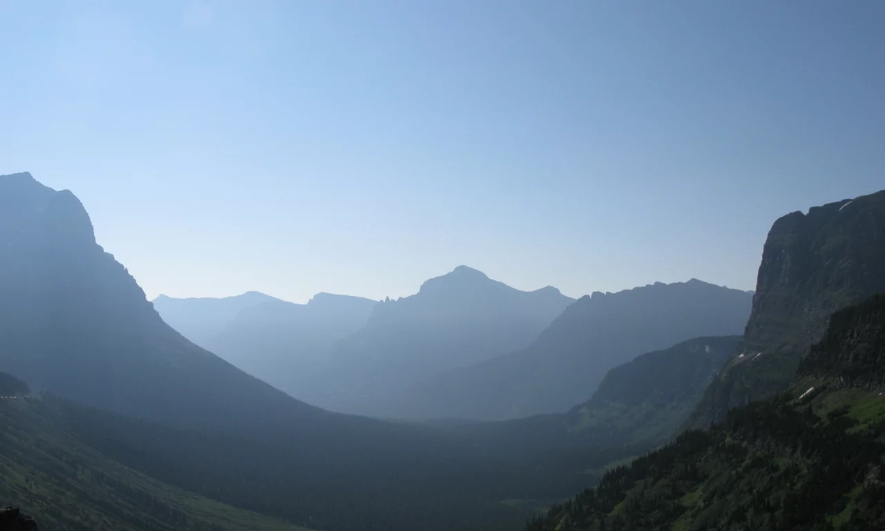glacier national park, пейзажи, вид, горы, места, леса, фото, деревья