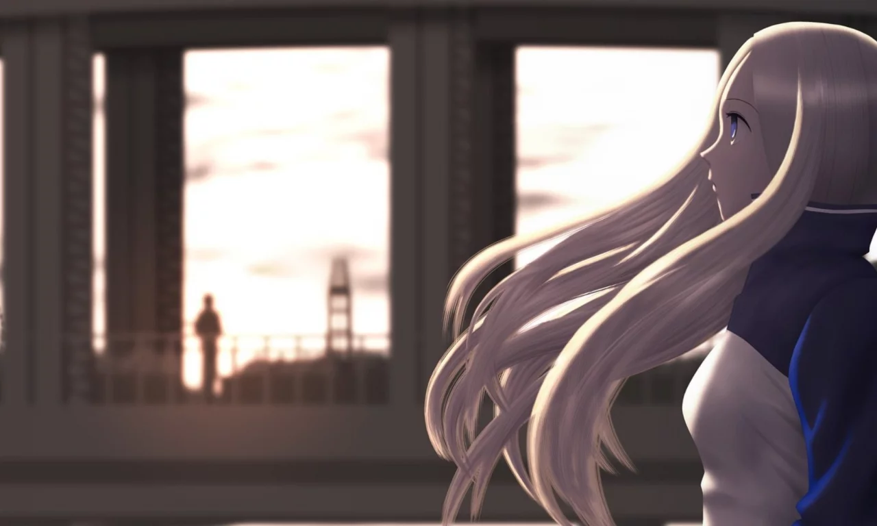 волосы, нино, arakawa under the brige, ветер, девушка