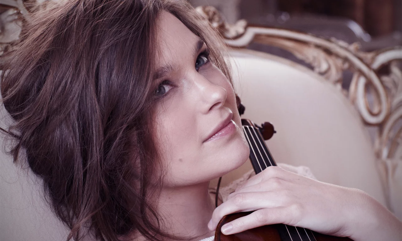 janine jansen, скрипачка, портрет