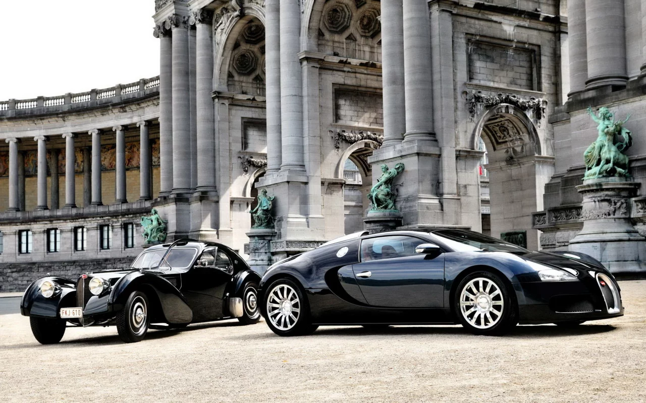 атлантик, type 57sc, atlantic, veyron, coupe, and, здание, колонны, bugatti, скульптуры, &, 1936, бугатти, вейрон