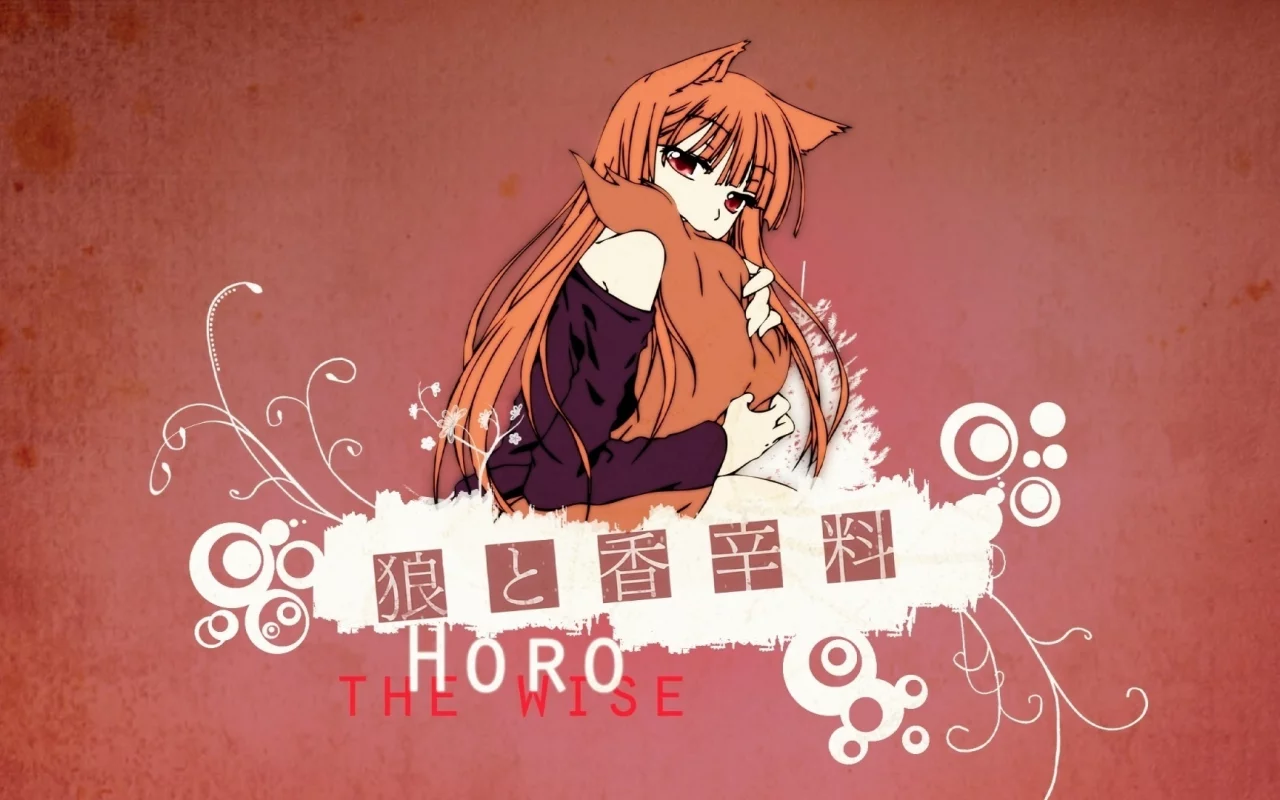 хвост, foxgirl, волчица и пряности, уши, horo, spice and wolf