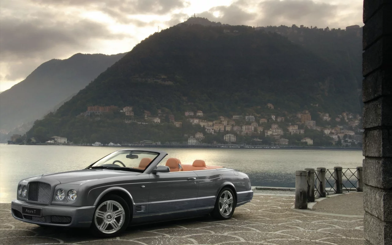 горы, bentley, море, azure-t
