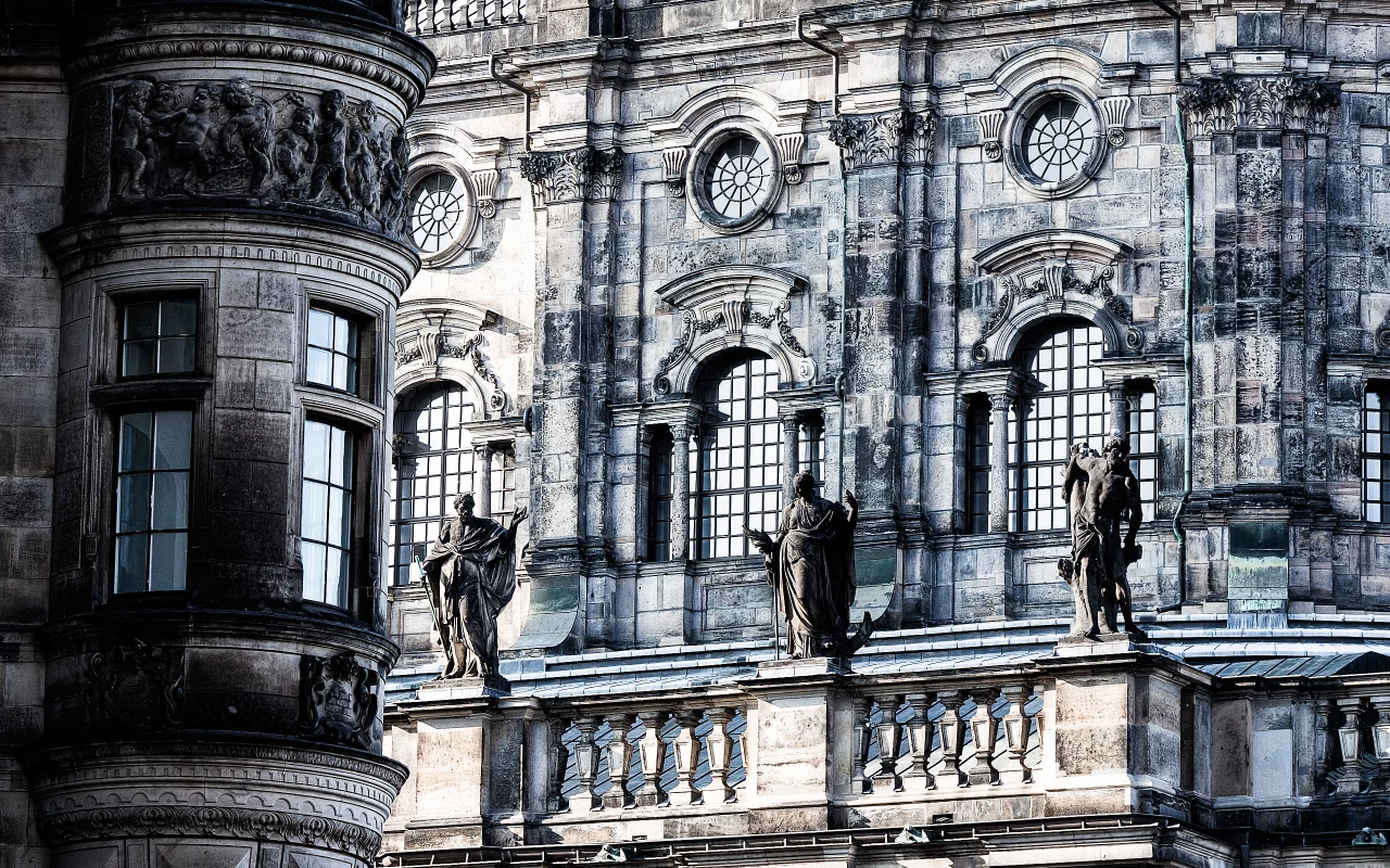 hofkirche, dresden, архитектура