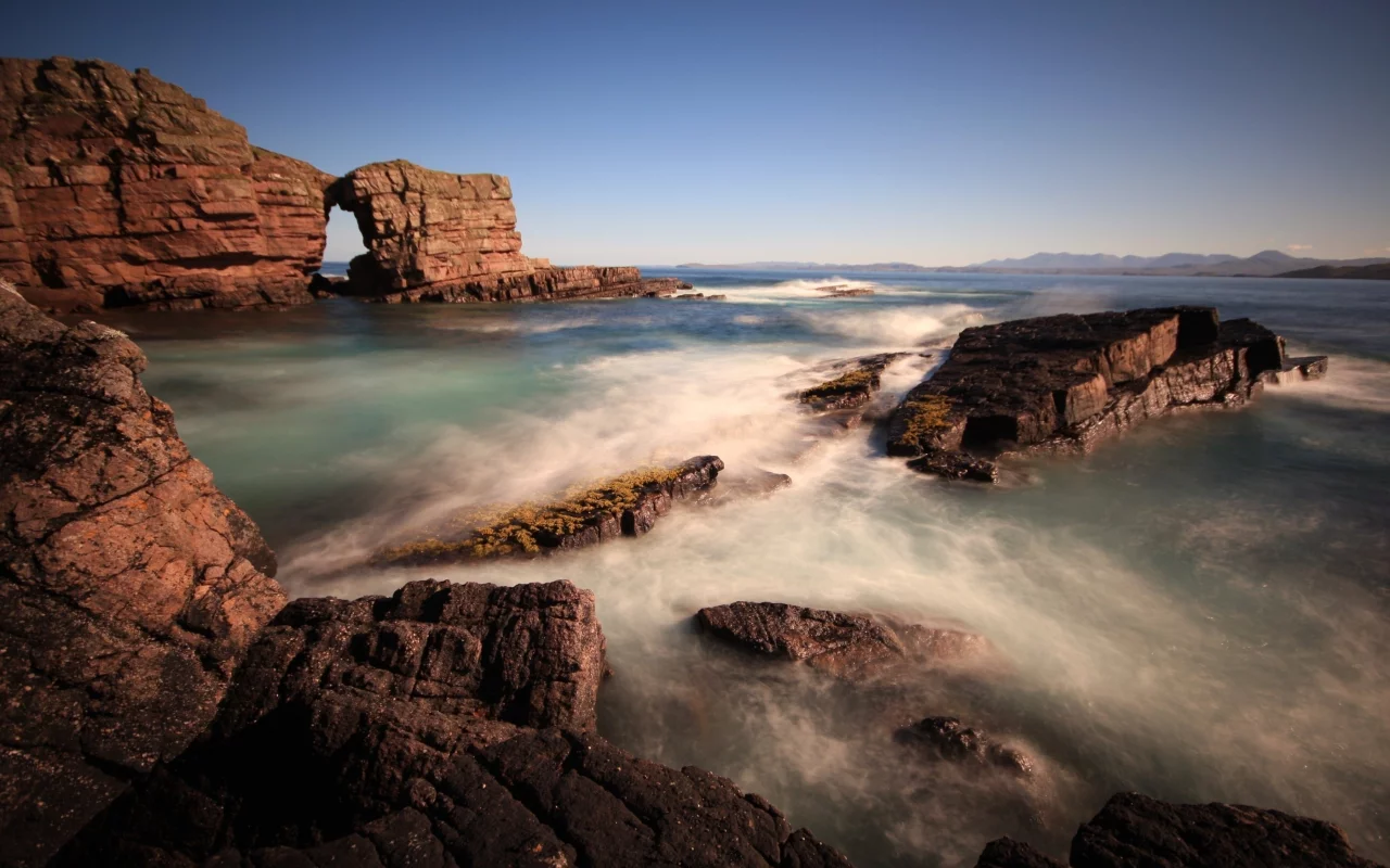 море, природа, волны, скалы