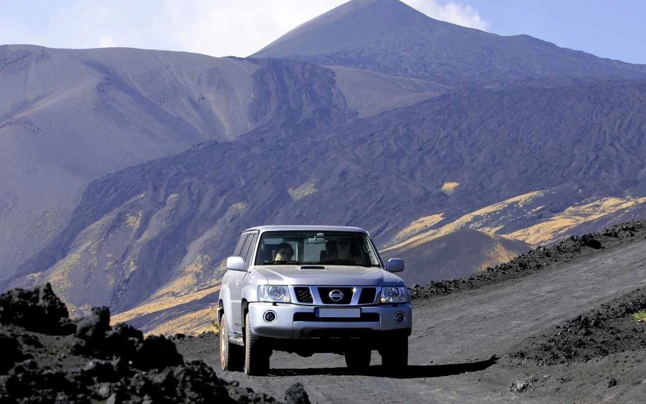 внедорожник, горы, nissan patrol
