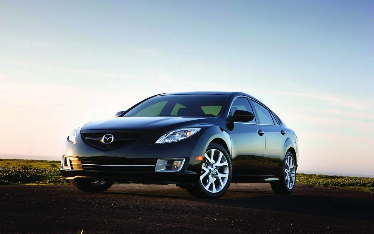 mazda, шесть, небо, мазда, 6, закат