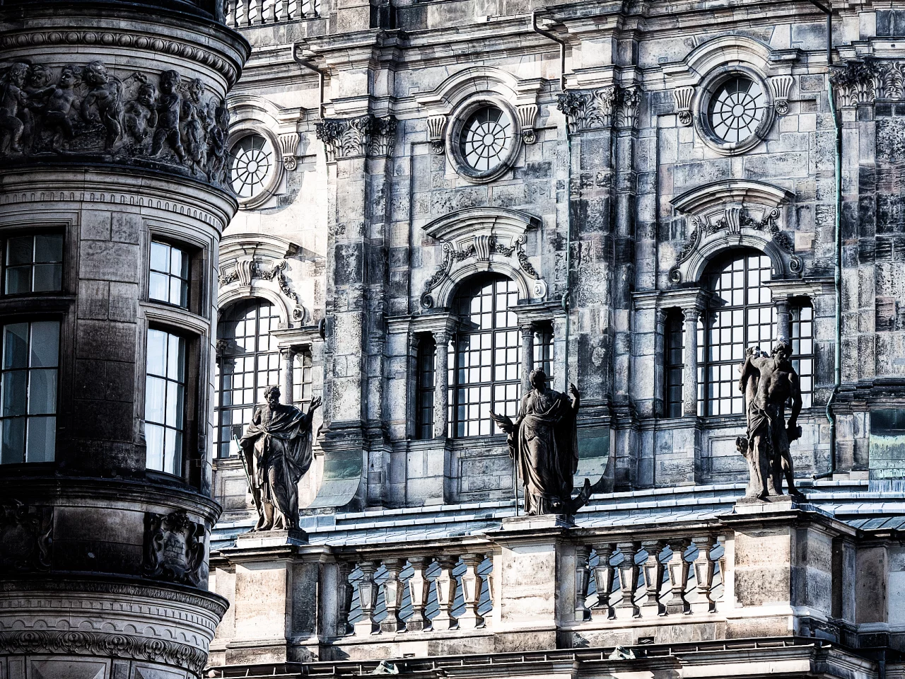 hofkirche, dresden, архитектура