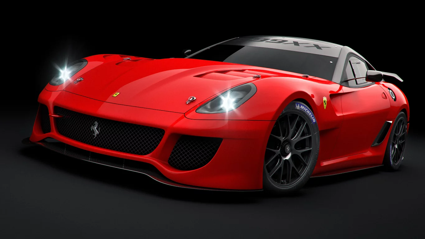 599xx, ferrari, рендер