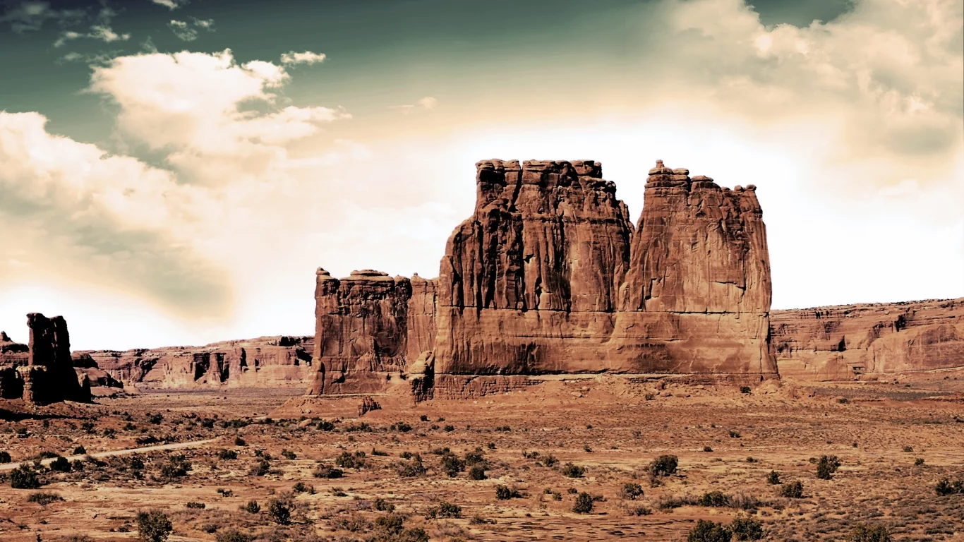 landscape, sky, пейзаж, desert, небо, clouds, nature, облака, пустыня, 2560x1600, природа