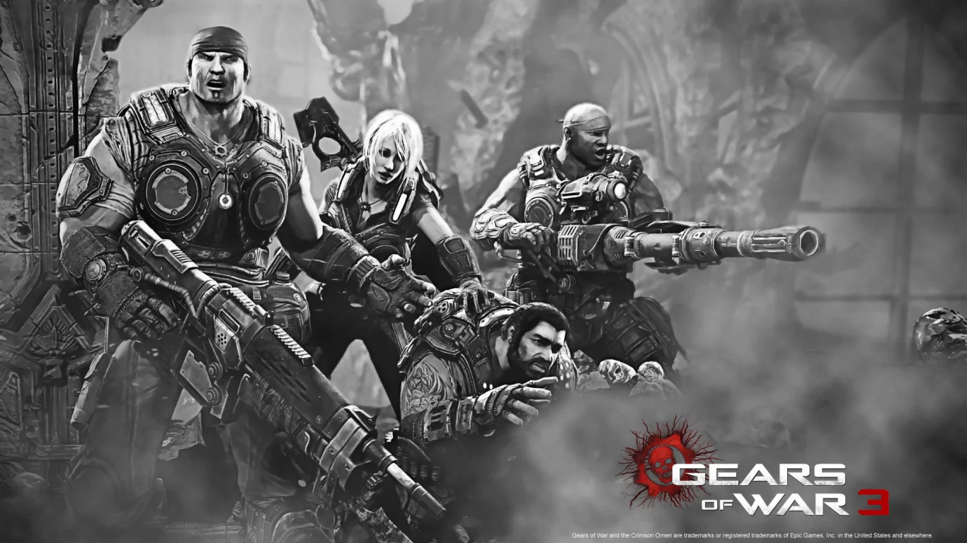 маркус феникс, gears of war 3, игры, шестерни войны