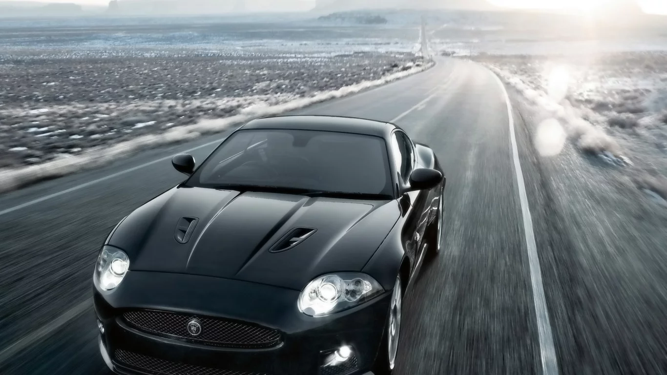 jaguar, движение, трасса, авто