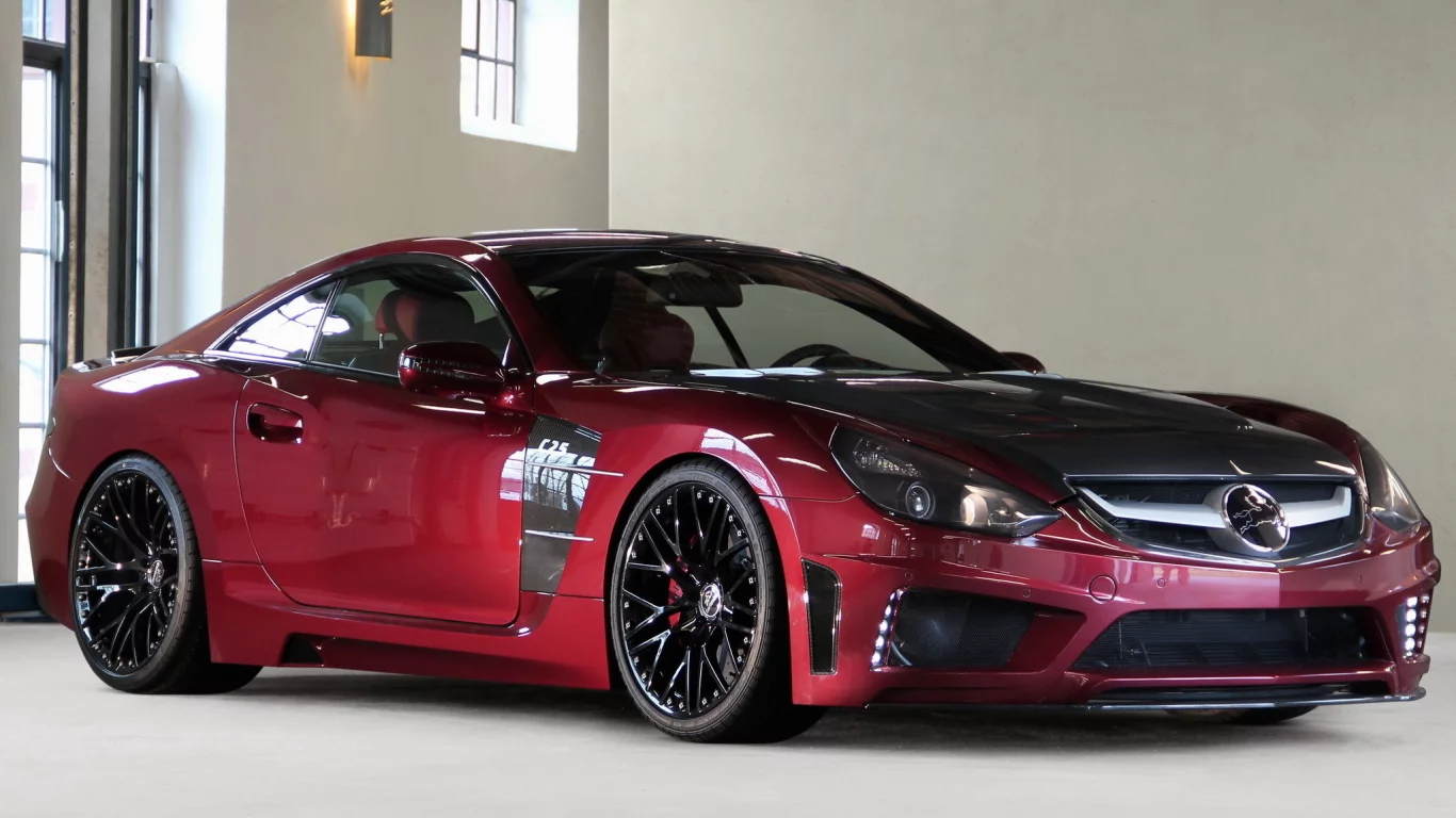 красный, сл класс, красный, r230, red, royale, отражение, мерседес бенц, carlsson, mercedes-benz, блеск, sl-klasse, передняя часть, c25
