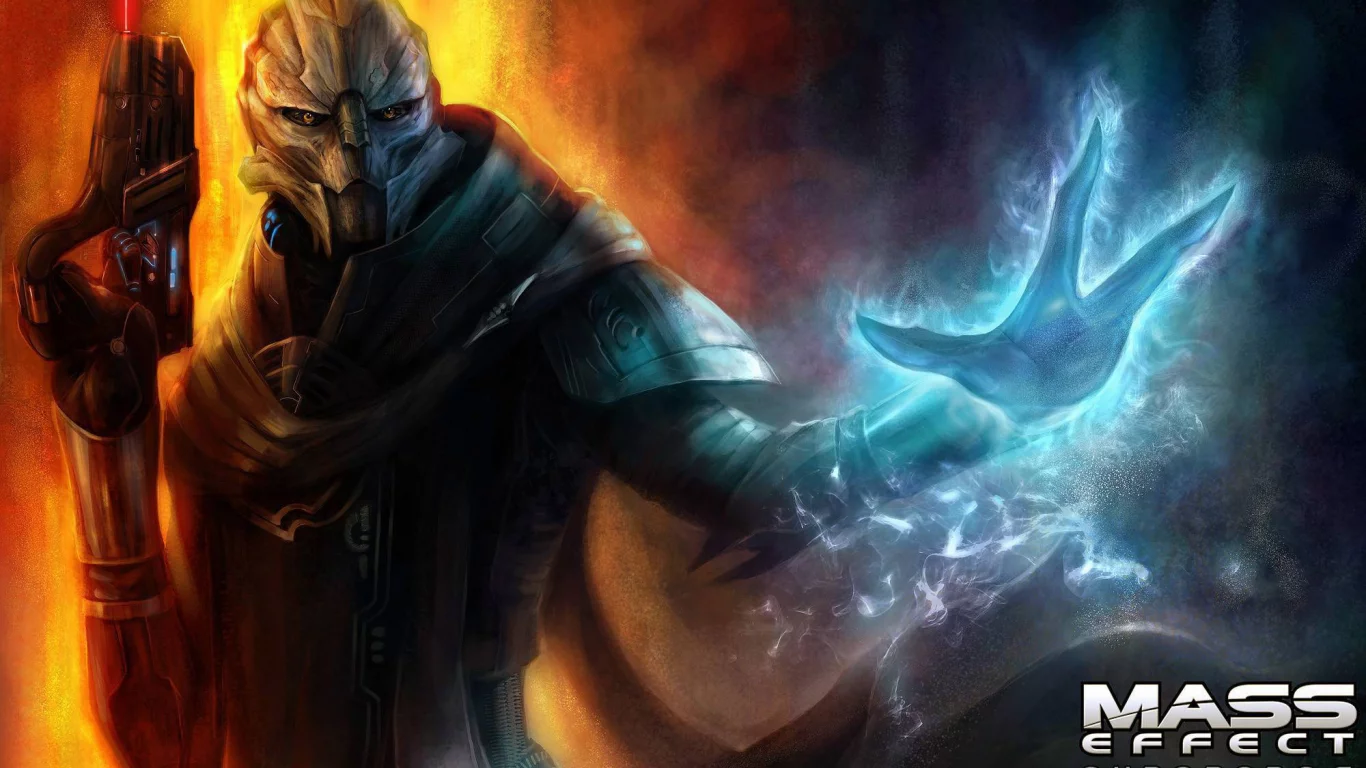 сила, биотик, гаррус вакариан, dlc, турианец, оружие, mass effect