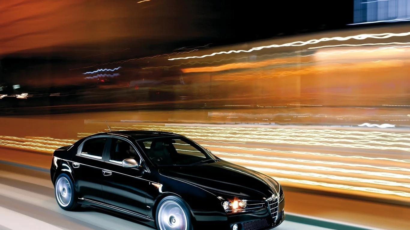 159, фон, alfa romeo, машины, движение